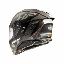 Casco Hyper HP — 2XL, gris, rojo, negro, mate
